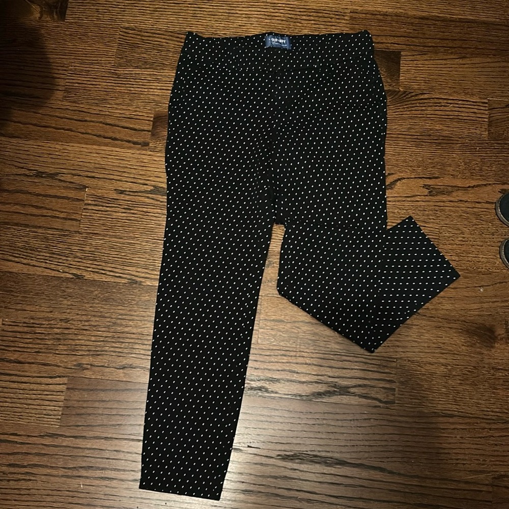 Black Polka Dot Pants